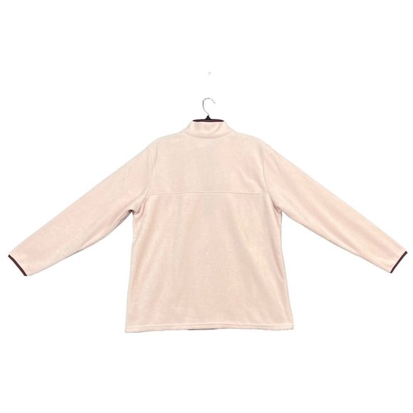 Columbia Womens Fleece Pullover Sweater Size XL-3XL Light Pink Half Snap Style - Picture 13 of 13